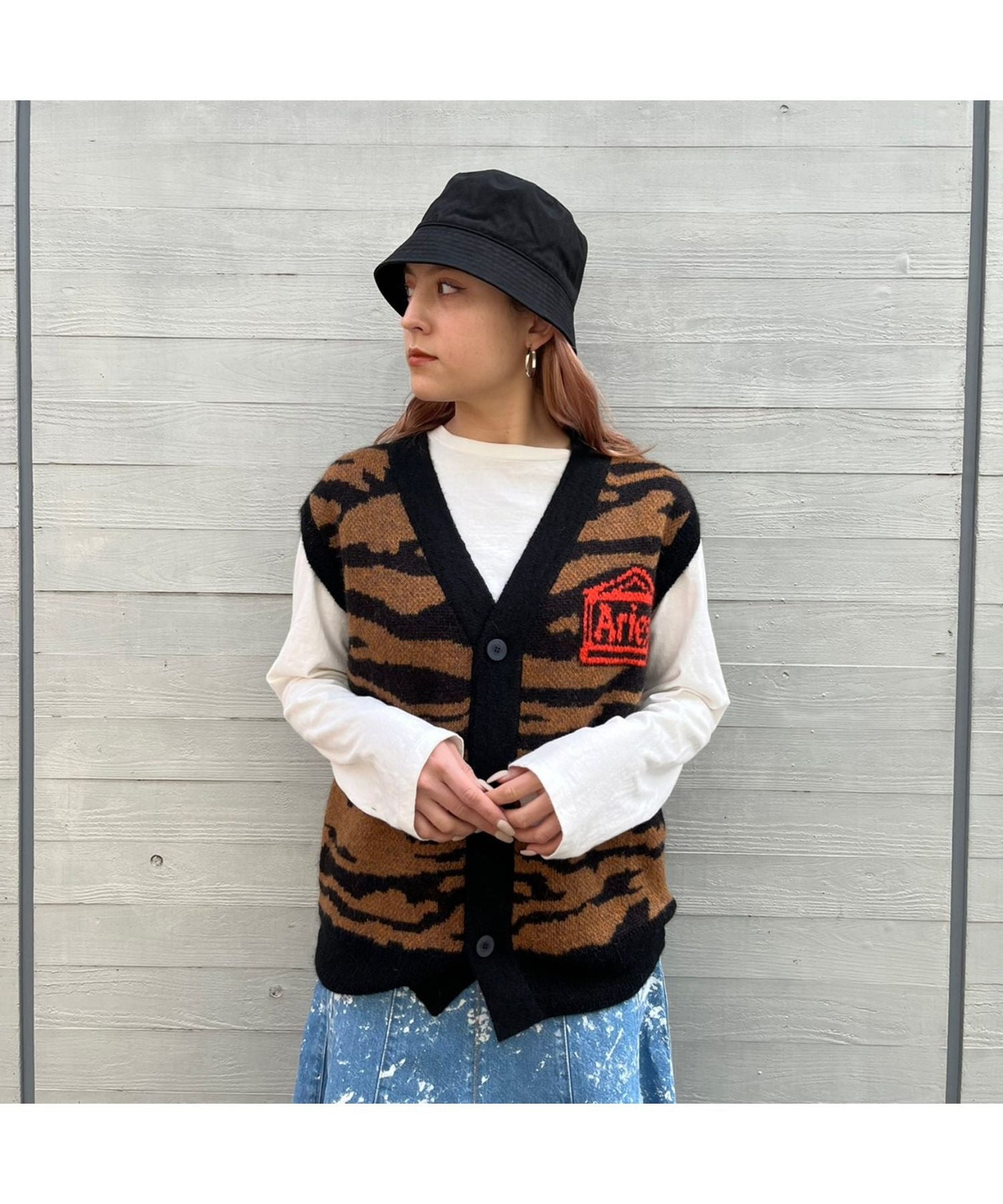 アリーズ(Aries)｜Kurt Knit Sweater Vest｜スニーカー・ファッションのForget-me-nots