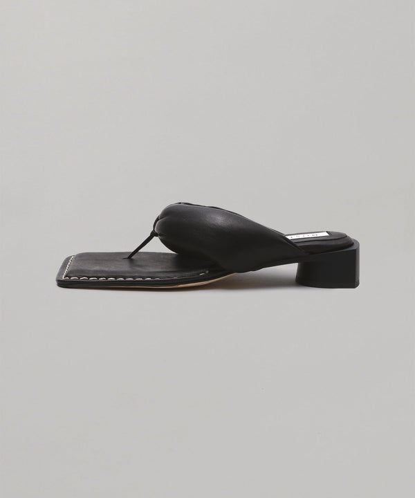＜Sale＞Anais Raven Black Pathed Nappa Sandals-MIISTA-Forget-me-nots Online Store