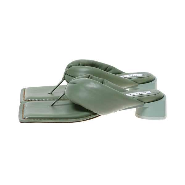 ミスタ(MIISTA)｜Anais Shamrock Green Pathed Nappa  Sandals｜スニーカー・ファッションのForget-me-nots