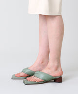 ＜Sale＞Anais Shamrock Green Pathed Nappa Sandals-MIISTA-Forget-me-nots Online Store