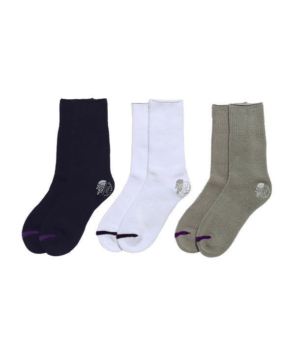 Pack Field Socks 3P-THE NORTH FACE PURPLE LABEL-Forget-me-nots Online Store