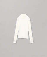 Mockneck Rib Knit Sweater-courrèges-Forget-me-nots Online Store