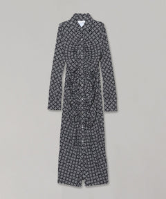 ＜Archive Sale＞Gathered Jersey Dress-rokh-Forget-me-nots Online Store