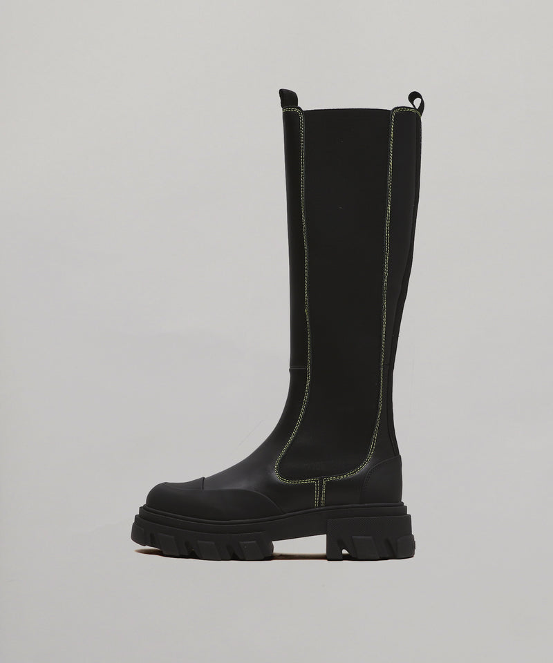 High Chelsea Boot Yellow Stitch-GANNI-Forget-me-nots Online Store