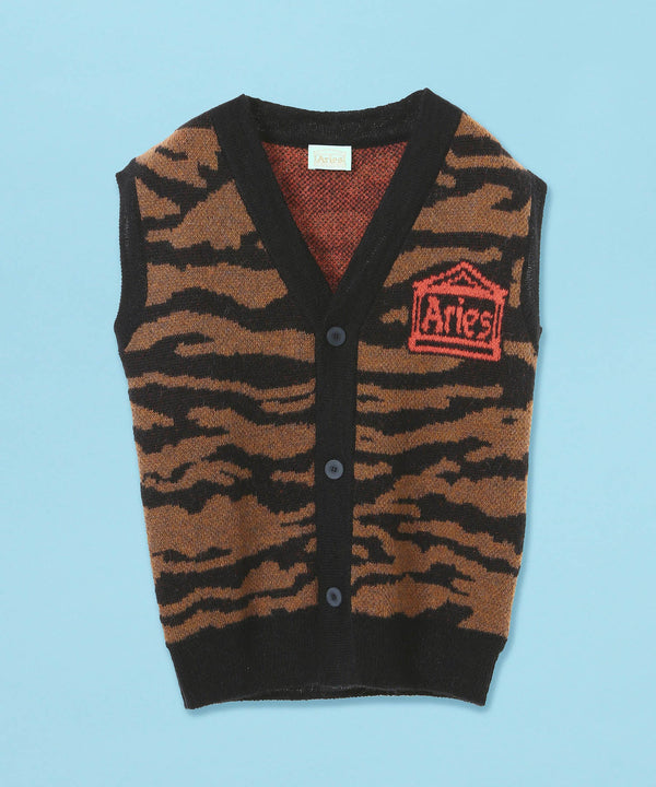 ＜Sale＞Kurt Knit Sweater Vest-Aries-Forget-me-nots Online Store