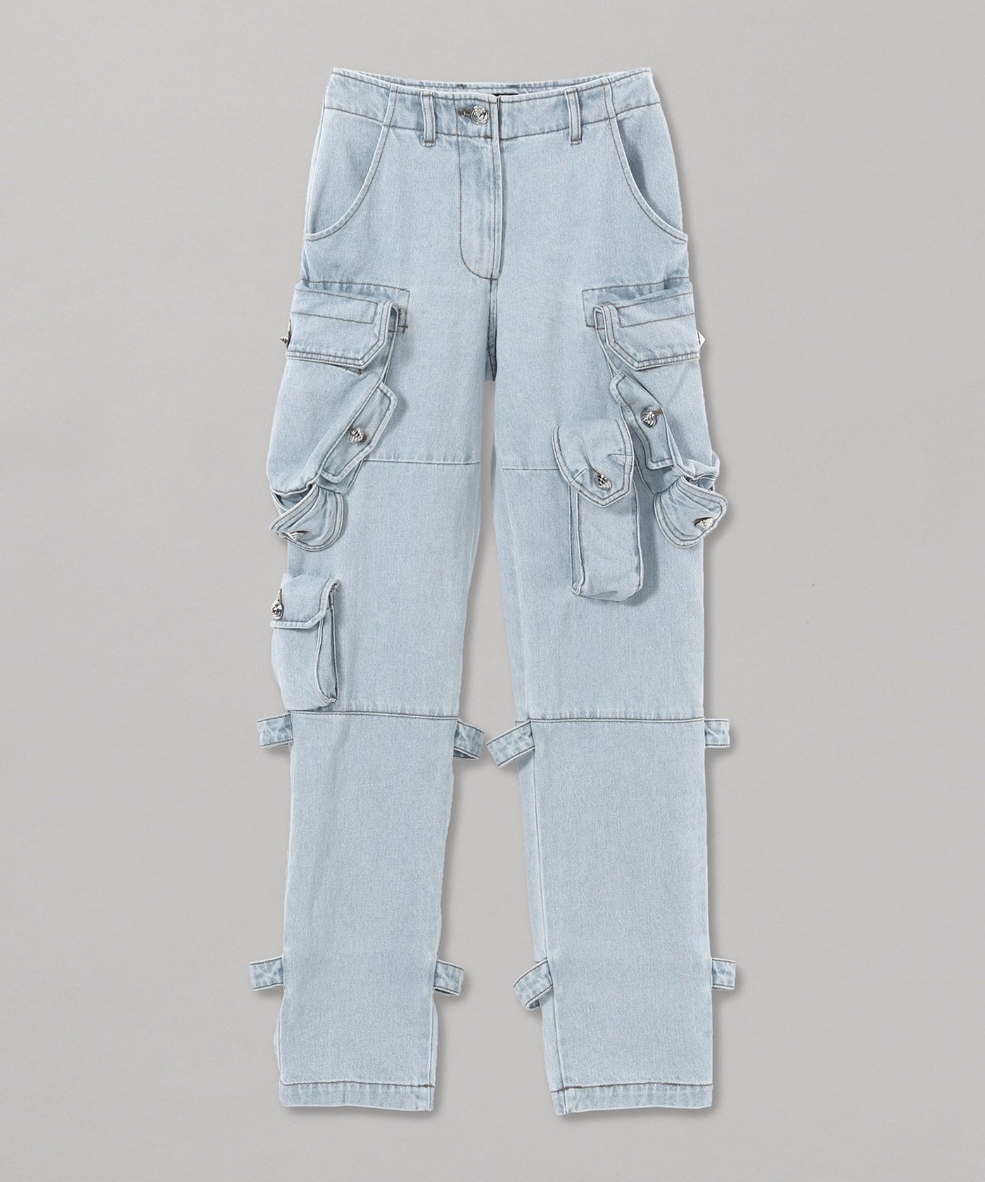 Blue Womens Washed Cargo｜ウェルダン(WE11DONE)｜Forget-me-nots 