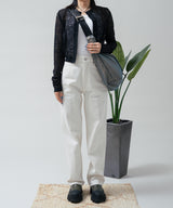 Pigment Dyeing Denim Pants-Forget-me-nots-Forget-me-nots Online Store