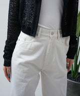 Pigment Dyeing Denim Pants-Forget-me-nots-Forget-me-nots Online Store